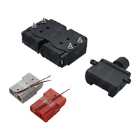 Trailer Vision Duo 50 Amp Anderson Plug Cover with 7 Pin Flat Socket #TV-202318-50-GR7S