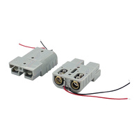2 x Trailer Vision Anderson Plug 50 Amp suits Cables up to 6AWG Quick Screw Design #TV-USCHEU50G2B