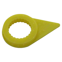 Wheel Nut Indicator 22mm Yellow Plastic Trailer Truck