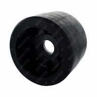 4'' Inch Diameter Boat Trailer Wobble Roller Smooth 22mm Bore 3'' Inch Wide Black Boat Jet Ski Trailer