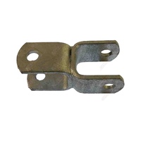 Galvanised Double U-Clamp Bracket 42mm to suit Quad Wobble Roller Bracket