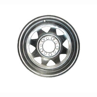14'' Multi Fit Ford Holden HT Sunraysia Style Wheel Rim Galvanised Suit Caravan Camper Car Boat Box Trailers