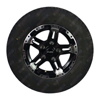 Rim and Tyre 13" Alloy Holden HT Stud Pattern 165R13LT 670Kg for Boat or Jet Ski Trailers