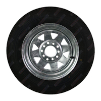 Rim and Tyre 13" Multi Fit Ford and Holden HT Galvanised 155R13LT Tyre Caravan Box Camper Boat Trailer