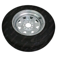 Rim and Tyre 14" Multi Fit Ford and Holden HT Galvanised 185R14LT Tyre Caravan Box Camper Boat Trailer