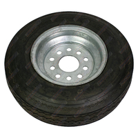 Rim & Tyre 8'' Multi Fit Ford and Holden HT Galvanised 4.80/4.00-8 Tyre Small Boat and ATV Trailers 