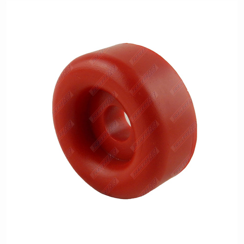 3'' Inch Boat Trailer Front End Cap Red Soft Plastic 76mm Dia. 17mm Bore 