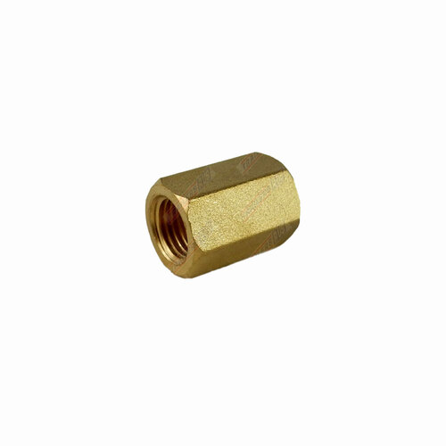 Brass Hydraulic Joiner 2 Way 3/8-24TPI for 3/16'' Inch Brake Line and Hydraline