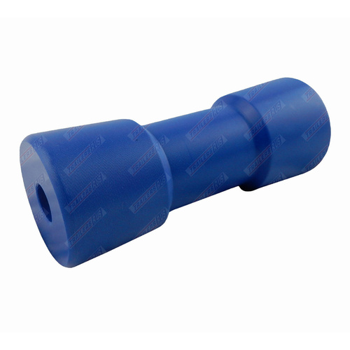 6" Inch Boat Trailer Keel Roller Dog Bone Blue Nylon Plastic 152mm 17mm Bore