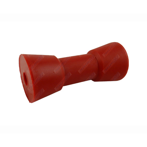 6" Inch Boat Trailer Keel Roller Dog Bone Red Soft Plastic 152mm 17mm Bore