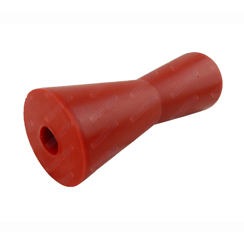 8" Inch Boat Trailer Concave Roller Red Soft Plastic 203mm 21mm Bore