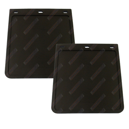 Extra Heavy Duty Mud Flaps 9" Wide x 10" Drop (230mm x 250mm) for 4WD,s, Utes and Trailers - Pair