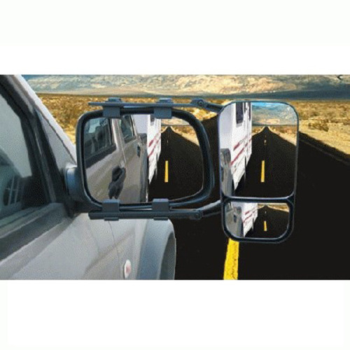 Universal Towing Mirrors Adjustable StrapOn for Towing Caravans Camper