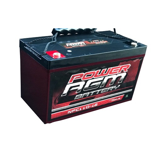 Power AGM Deep Cycle Battery 12V 110AH