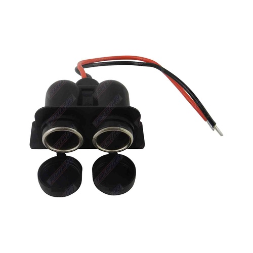  Dual Water Resistant Heavy Duty Power Socket 12V and 24V