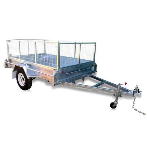 7 x 5 ft Premium Box Trailer with 600mm Cage – ATM 750kg